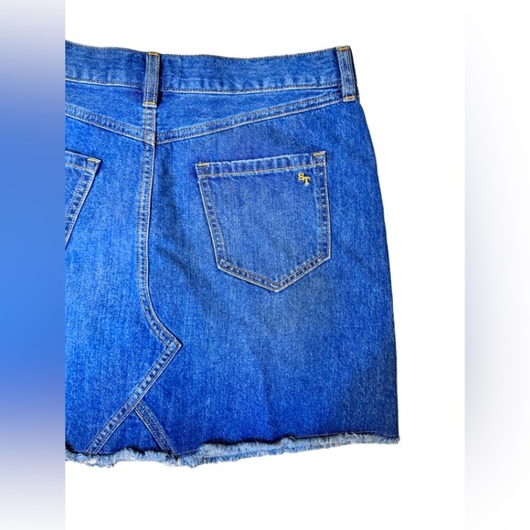 NWT NEW Southern Tidefray Denim skirt size 29 10 - Picture 8 of 11